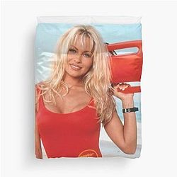 Pamela Anderson Baywatch Duvet Cover