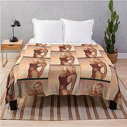 Pamela Anderson Baywatch Throw Blanket