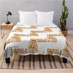 Pamela Anderson Throw Blanket