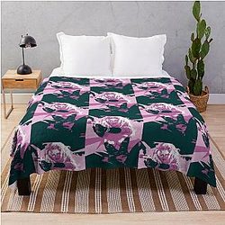 Barbed Wire - Pamela Anderson Throw Blanket