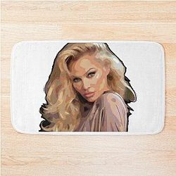Pamela Anderson Art Print Bath Mat