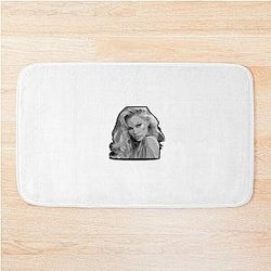 Pamela Anderson Monochrome Sticker Bath Mat