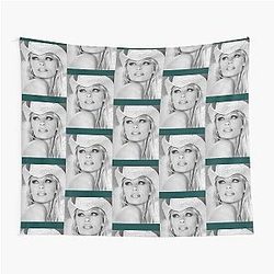 Pamela Anderson black and white star Tapestry