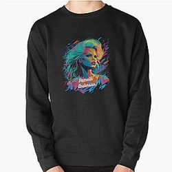 Add Glamour and Style to Your Life with Pamela Anderson Sticker Design Celebrate an Iconic Figure Pullover Sweatshirt