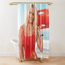 Pamela Anderson Baywatch Shower Curtain
