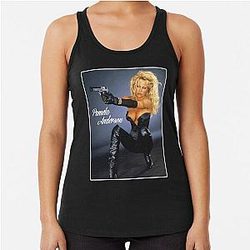 Pamela Anderson Oversized Racerback Tank Top