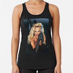 Pamela Anderson Barb Wire Racer Back Tank Top