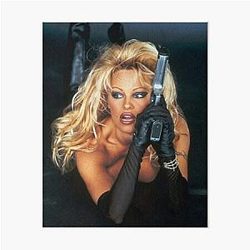 Pamela Anderson Barb Wire Art Print