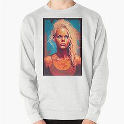 Pamela Anderson Painting Pullover Sweatshirt