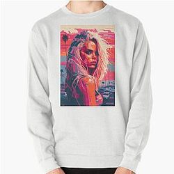 Pamela Anderson Abstract Painting Pullover Sweatshirt