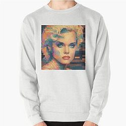 Pamela Anderson Portrait T-shirt Design Pullover Sweatshirt