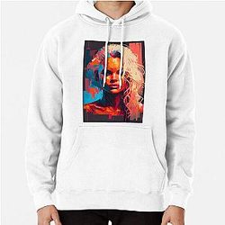 Pamela Anderson Abstract Painting Pullover Hoodie