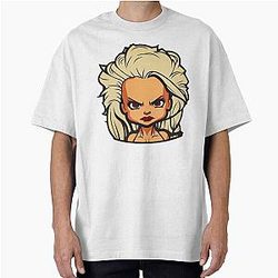 Pamela Anderson Drawing Oversized T-Shirt