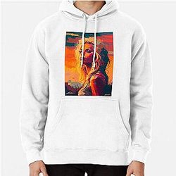 Pamela Anderson Abstract Painting Pullover Hoodie