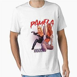 Pamela Anderson Sexy Retro Poster Style Fan Art Essential T-Shirts