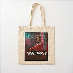 NIGHT PAMELA ANDERSON Cotton Tote Bag