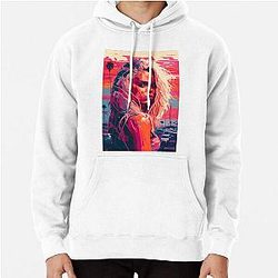 Pamela Anderson Abstract Painting Pullover Hoodie