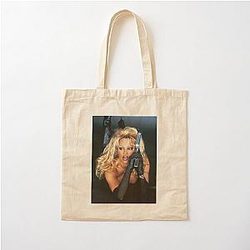 Pamela Anderson Barbed Wire Cotton Tote Bag