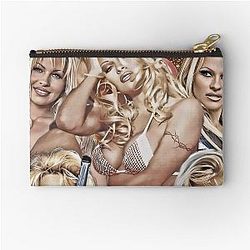Pamela Anderson Glamorous Collage Tribute Pouch