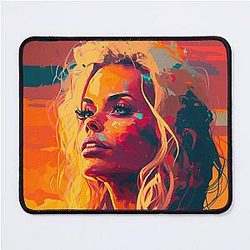Pamela Anderson Abstract Painting Mouse Pad