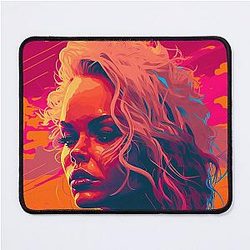 Pamela Anderson Abstract Painting Mouse Pad