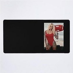 Tattooed Pamela Anderson Desk Mat