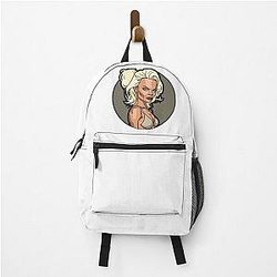 Pamela Anderson Cartoon Backpack