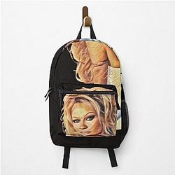 Pamela Anderson print art backpack