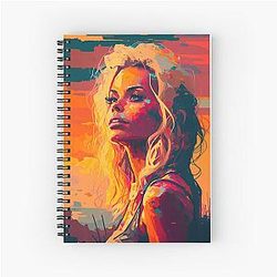 Pamela Anderson Spiral Notebook