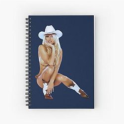 Pamela Anderson Spiral Notebook