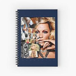 Pamela Anderson Spiral Notebook