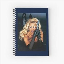 Pamela Anderson Spiral Notebook