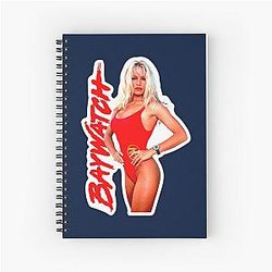 Pamela Anderson Baywatch Spiral Notebook