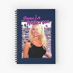 Pamela Anderson Spiral Notebook
