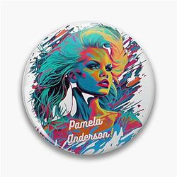 Add Glamour and Iconic Style to Your Life with Pamela Anderson Sticker Design: Celebrate an Iconic Figure