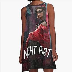 NIGHT PAMELA A-Line Dress