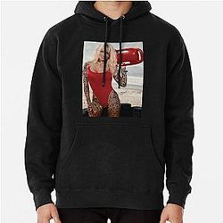 Tattooed Pamela Anderson Pullover Hoodie
