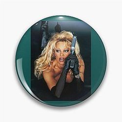 Pamela Anderson Barb Wired Pin