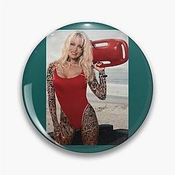 Tattooed Pamela Anderson Pin