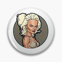Pamela Anderson Cartoon Pin