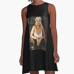 Pamela Anderson Oversized A-line Dress