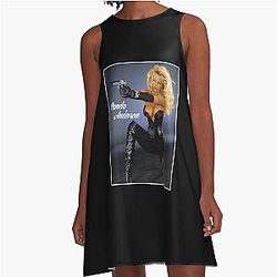 Pamela Anderson Oversized A-Line Dress