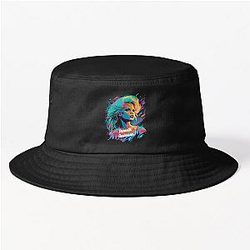 Add Glamour and Iconic Style to Your Life with Pamela Anderson Sticker Design: Celebrate an Iconic Figure Bucket Hat