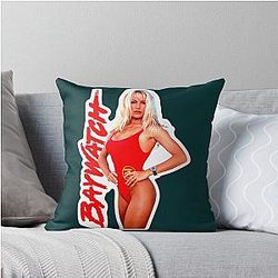 Pamela Anderson Baywatch Throw Pillow