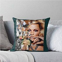 Pamela Anderson Throw Pillow
