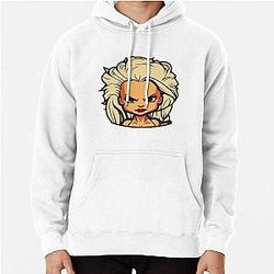 Pamela Anderson Drawing Pullover Hoodie