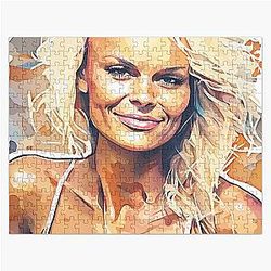 Pamela Anderson Watercolor Jigsaw Puzzle