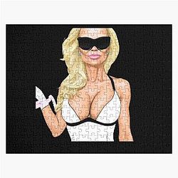 A drawing of Pamela Anderson Jigsaw Puzzle