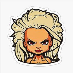 Pamela Anderson Drawing Sticker