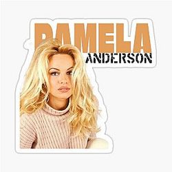 Pamela Anderson one Sticker